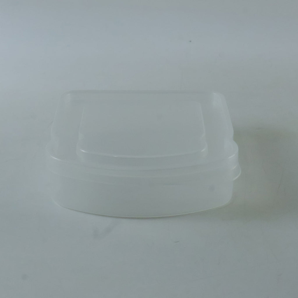 Portable Plastic Sandwich Lunch Box With Secure Lid For School And Travel (1 Pc)