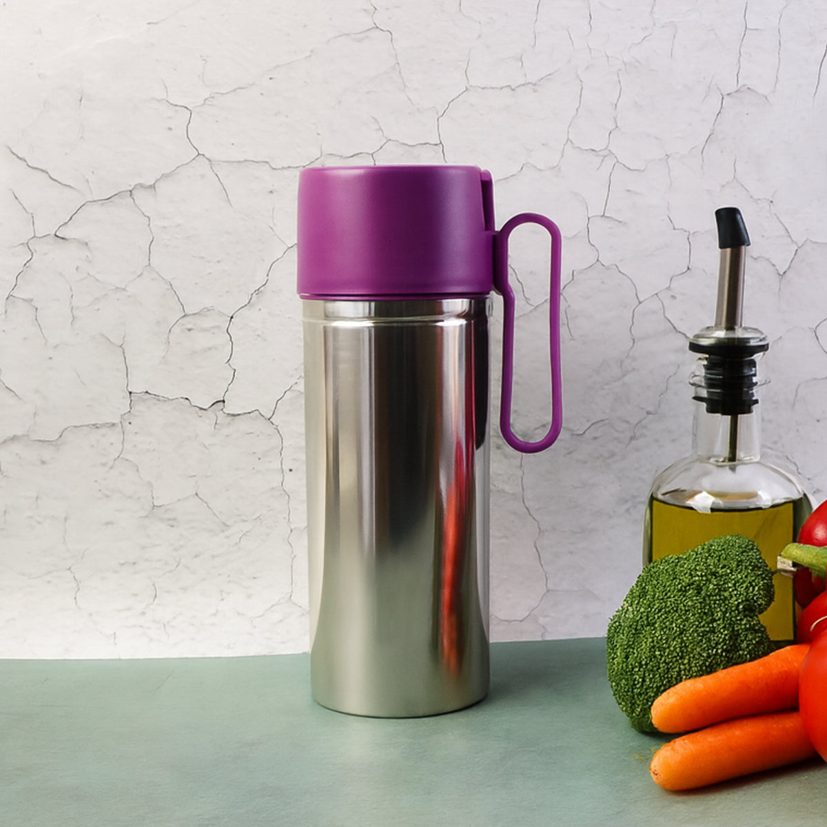 Supermom 750ml Approx. Stainless Steel Oil Pourer (1 Pc)