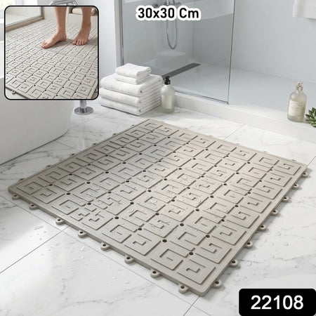 Bathroom Anti Skid Mat  Non Slip 30x30cm For Safe Wet Areas