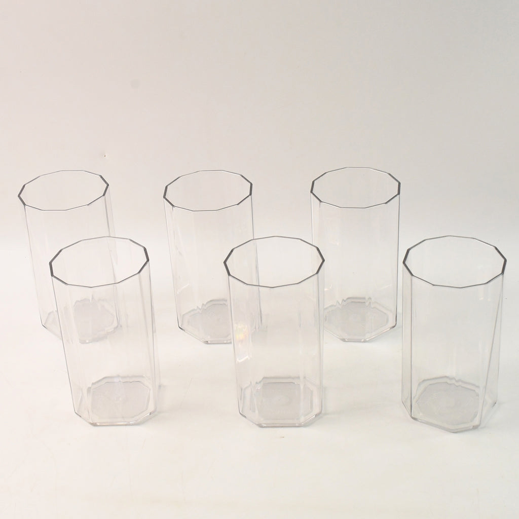 Apex Merino N Glass Unbreakable Plastic Drinking Glass Set (6pc300ml) Approx