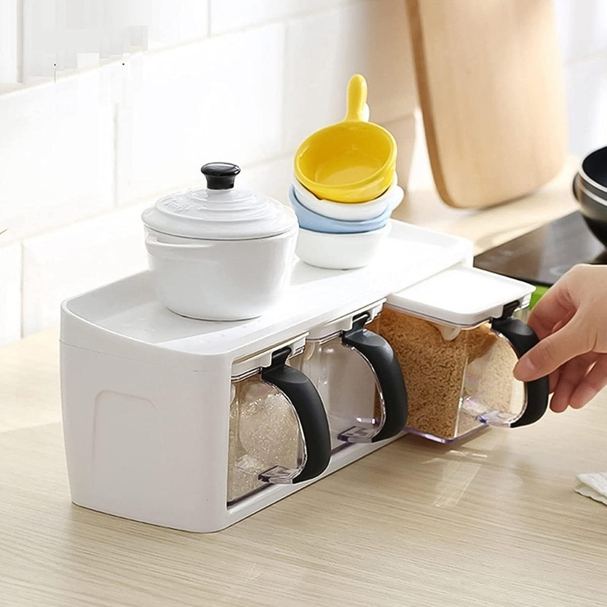 Grinss Modular Spice Storage Box Set (3 Pc)