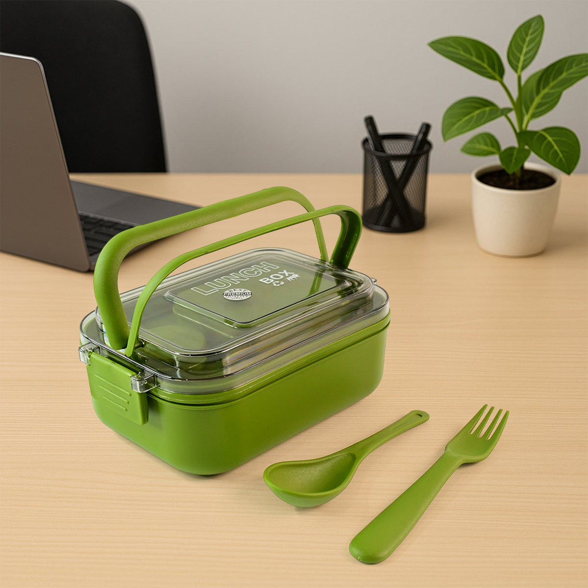 Magic Lunch Box With Leakproof Compartments (1 Pc)