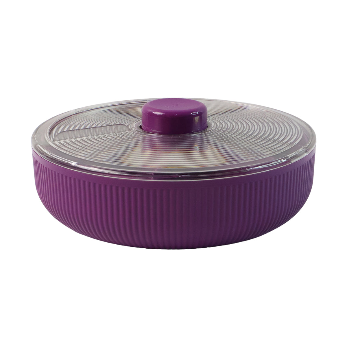 Supermom Multipurpose Round Rotating Dry Fruit  Snack Storage Container (1 Pc)