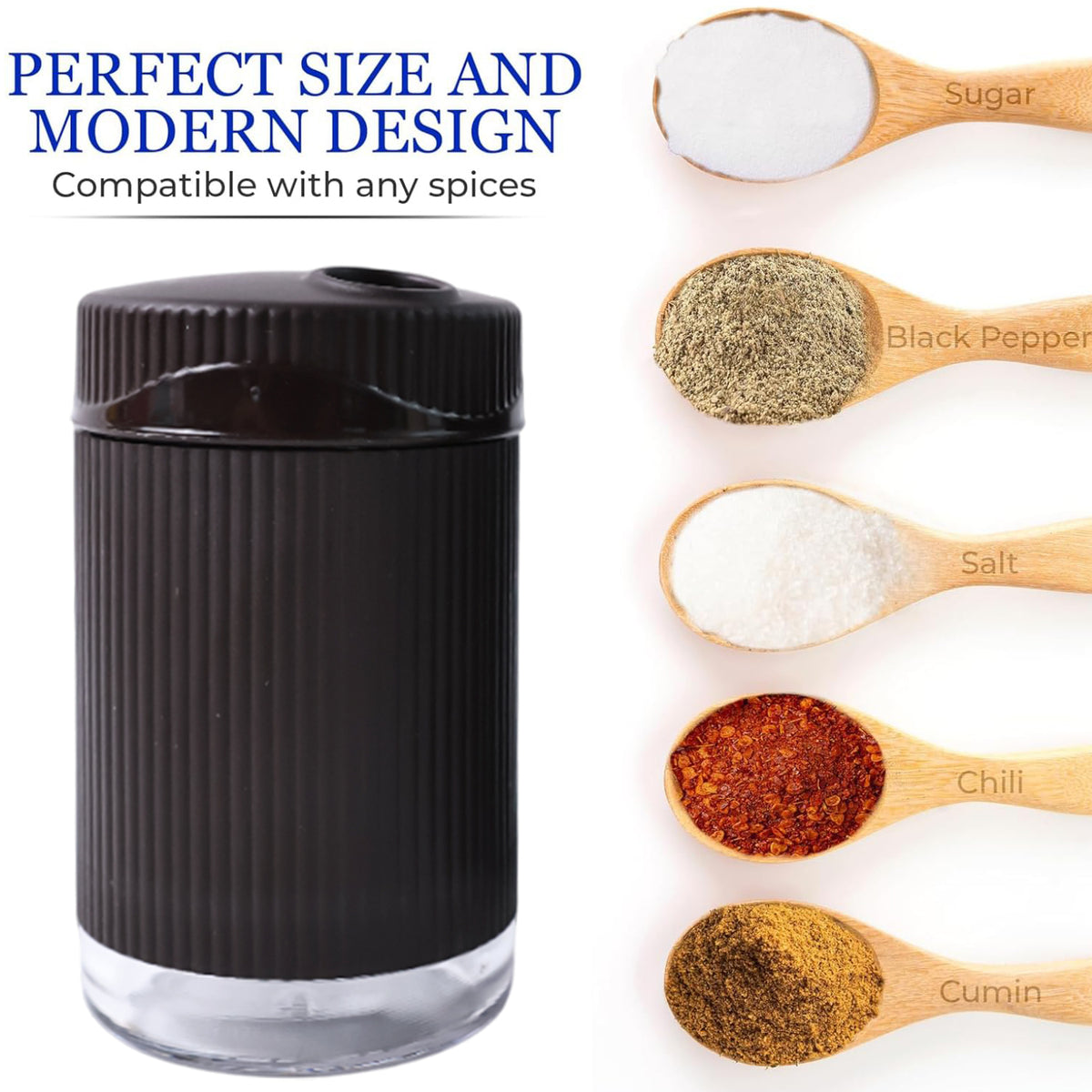 Supermom Linoo Salt  Pepper Dispenser Set (2 Pc)
