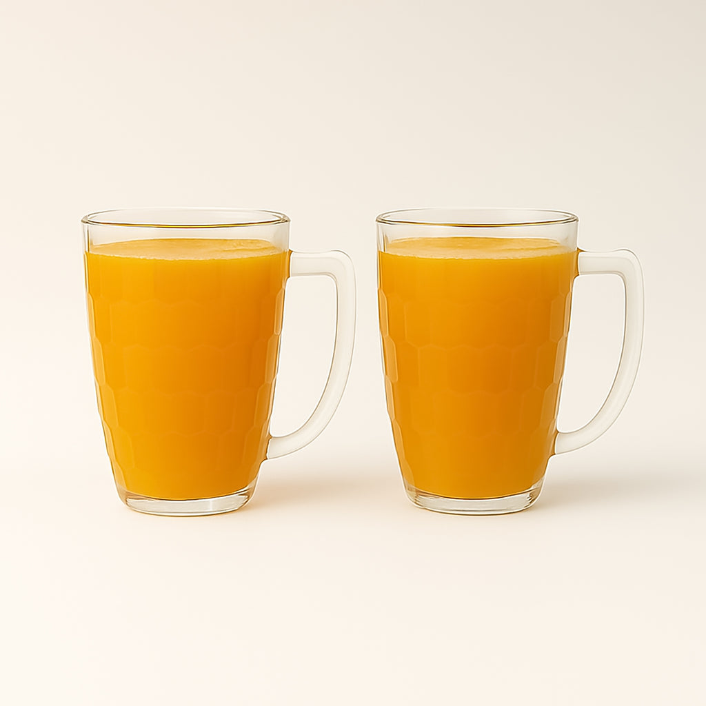 Apex Mocktail Mug Glass (2 Pc Set  400 Ml)