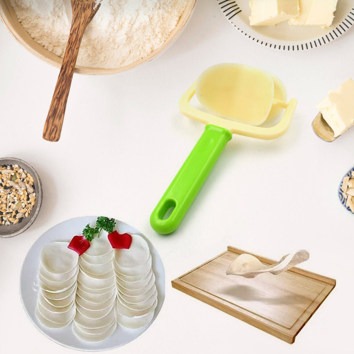 Puri cutter roller