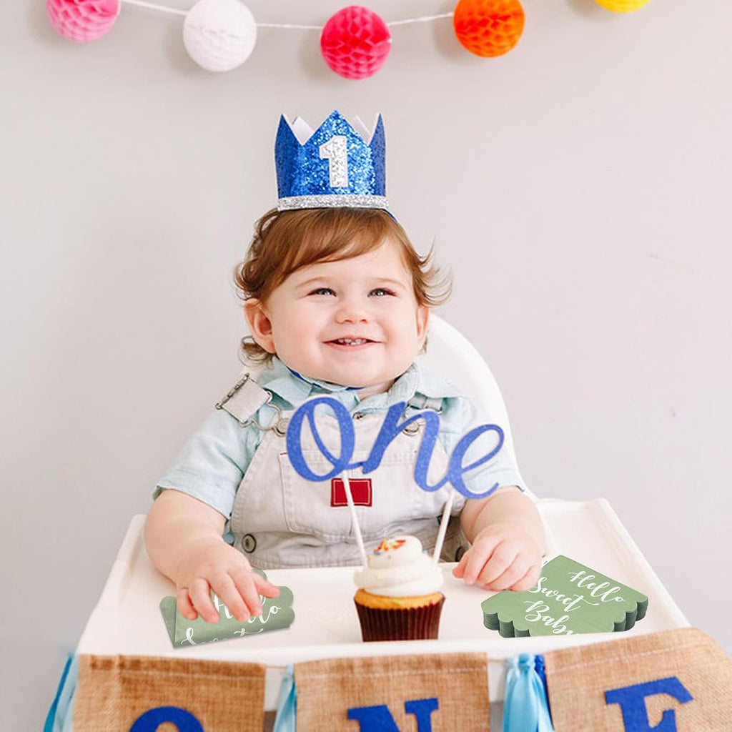 Hello Sweet Baby Party Paper Napkins (31 X 31 Cm  24 Pc)