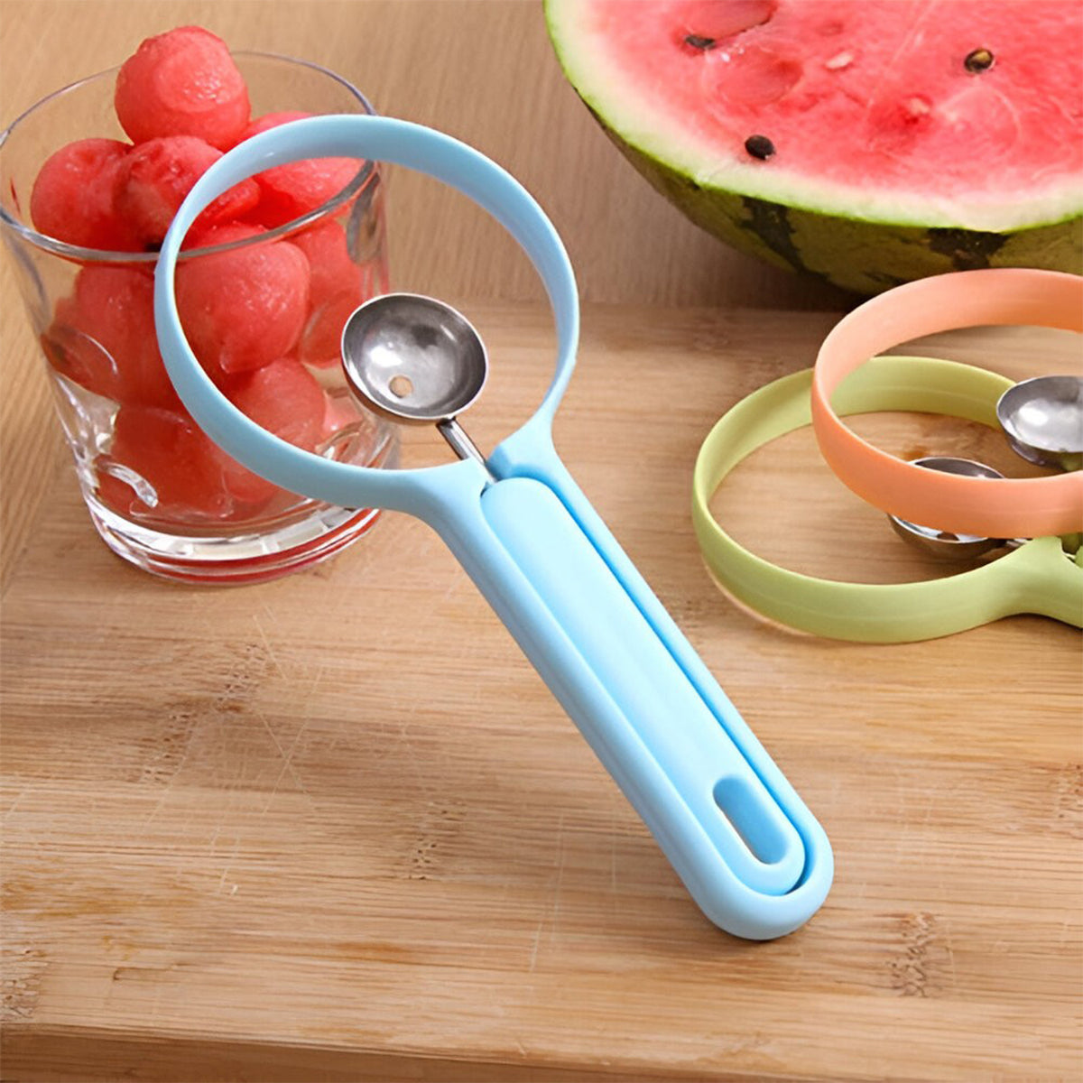 Multi-function Melon Baller And Fruit Cutter Set