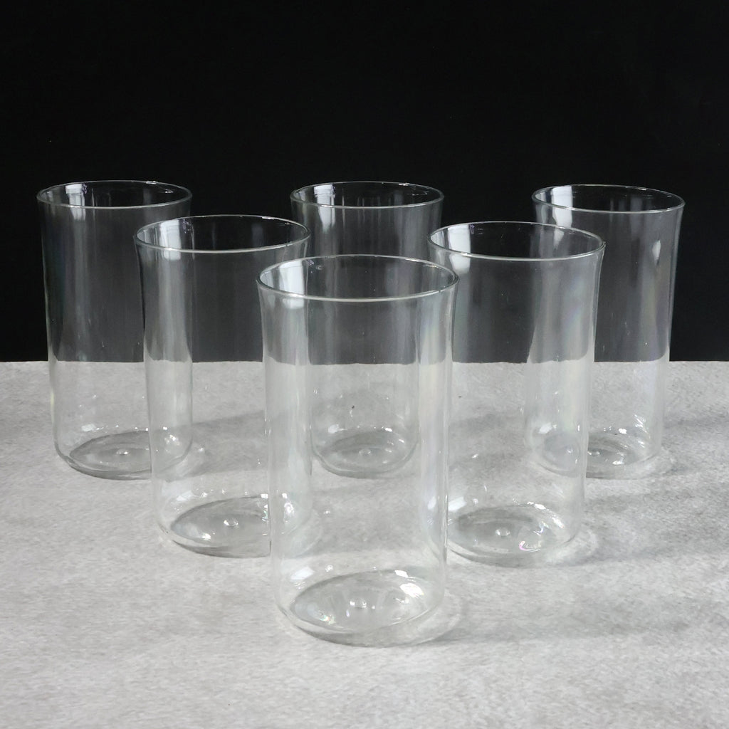 Glossy Plastic Glass Set (6 Pc  300 Ml)