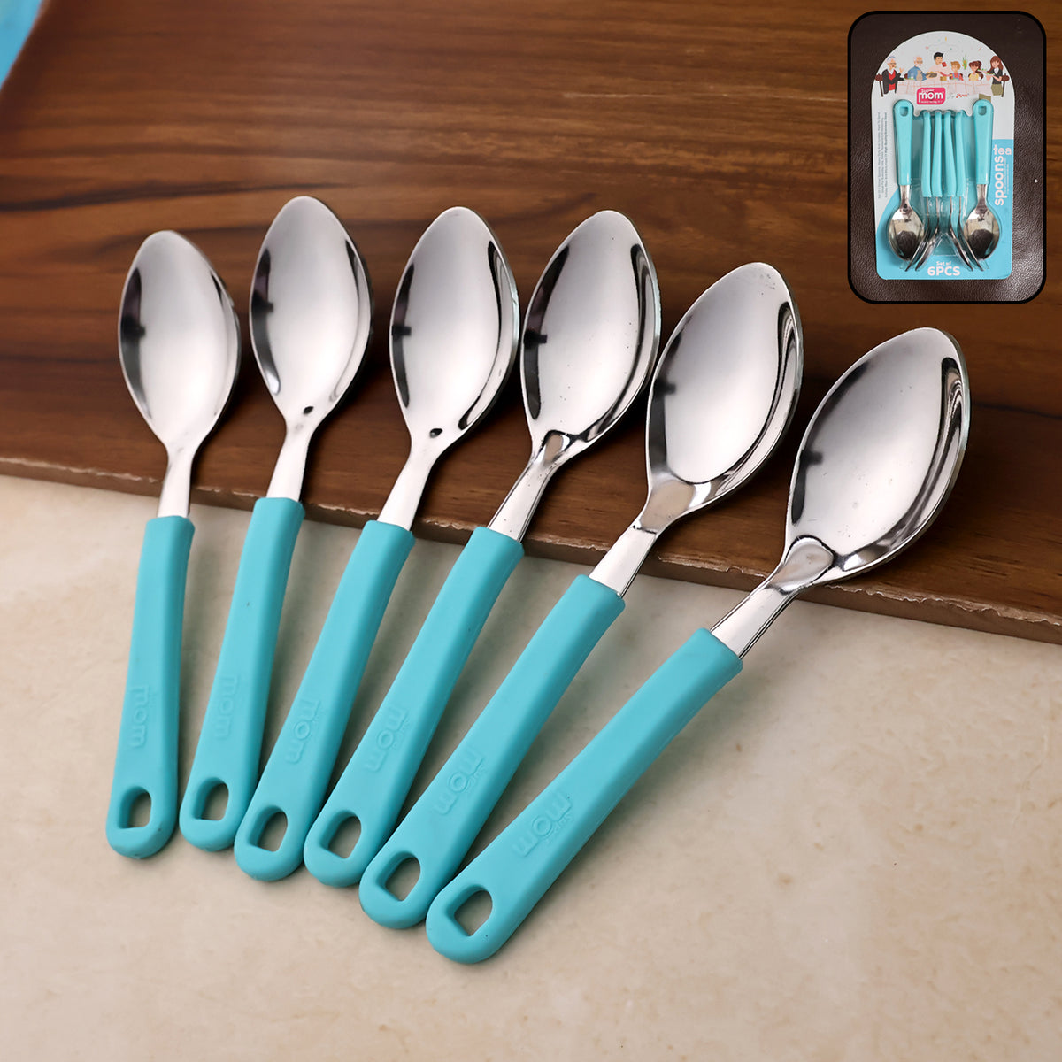 Supermom Stainless Steel Tea Spoon (6 Pc Set)