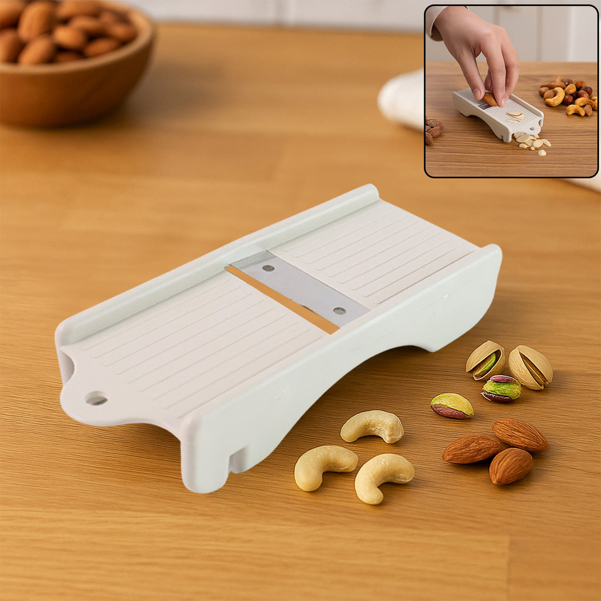 Liger Multipurpose Dry Fruit Slicer  Ginger (1 Pc)