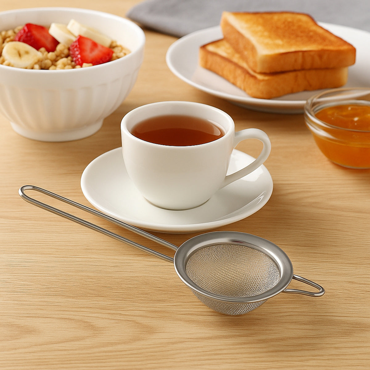 Supermom Slim Stainless Steel Strainer (1 Pc)