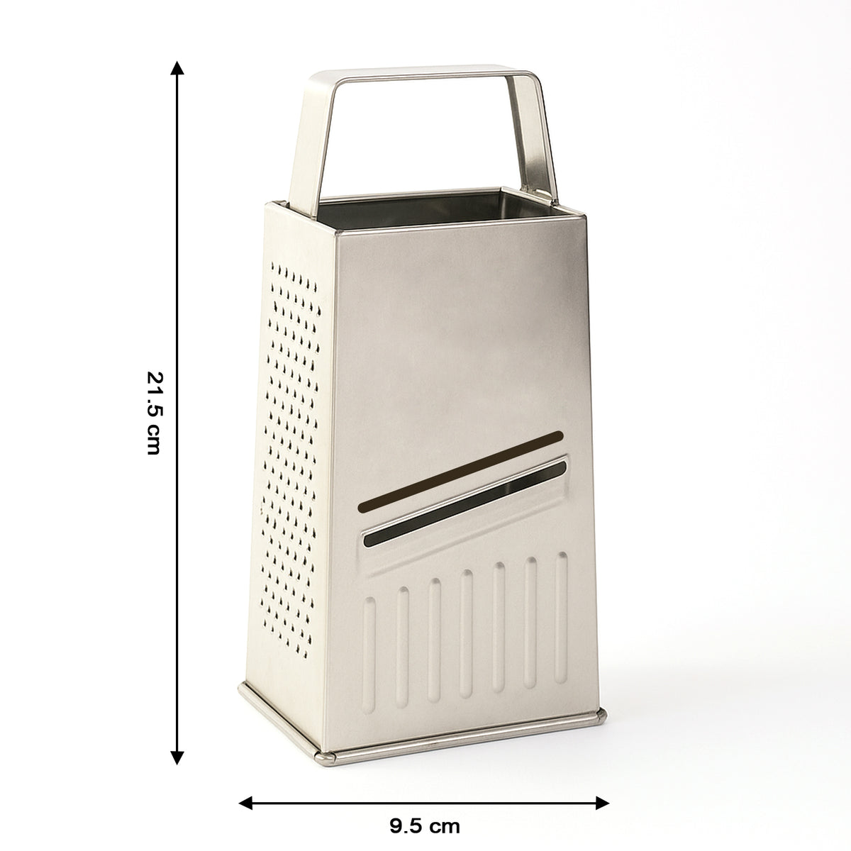 Supermom Premium 5-in-1 Stainless Steel Grater And Slicer