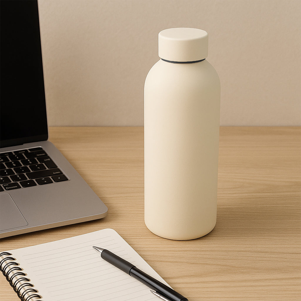 Stainless Steel Double Wall Vacuum-insulated Drink Water Bottle (Mix Color  500 Ml Approx)