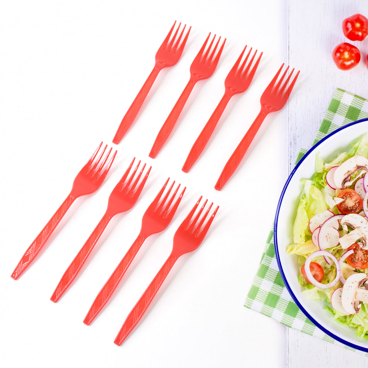 Premium Disposable Plastic Forks (1 Pc)