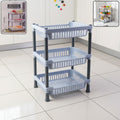 3-layer Multipurpose Kitchen Storage Basket Rack