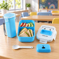 Kids Lunch Box With Water Bottle And Spoon For School Tiffin (1 Set)
