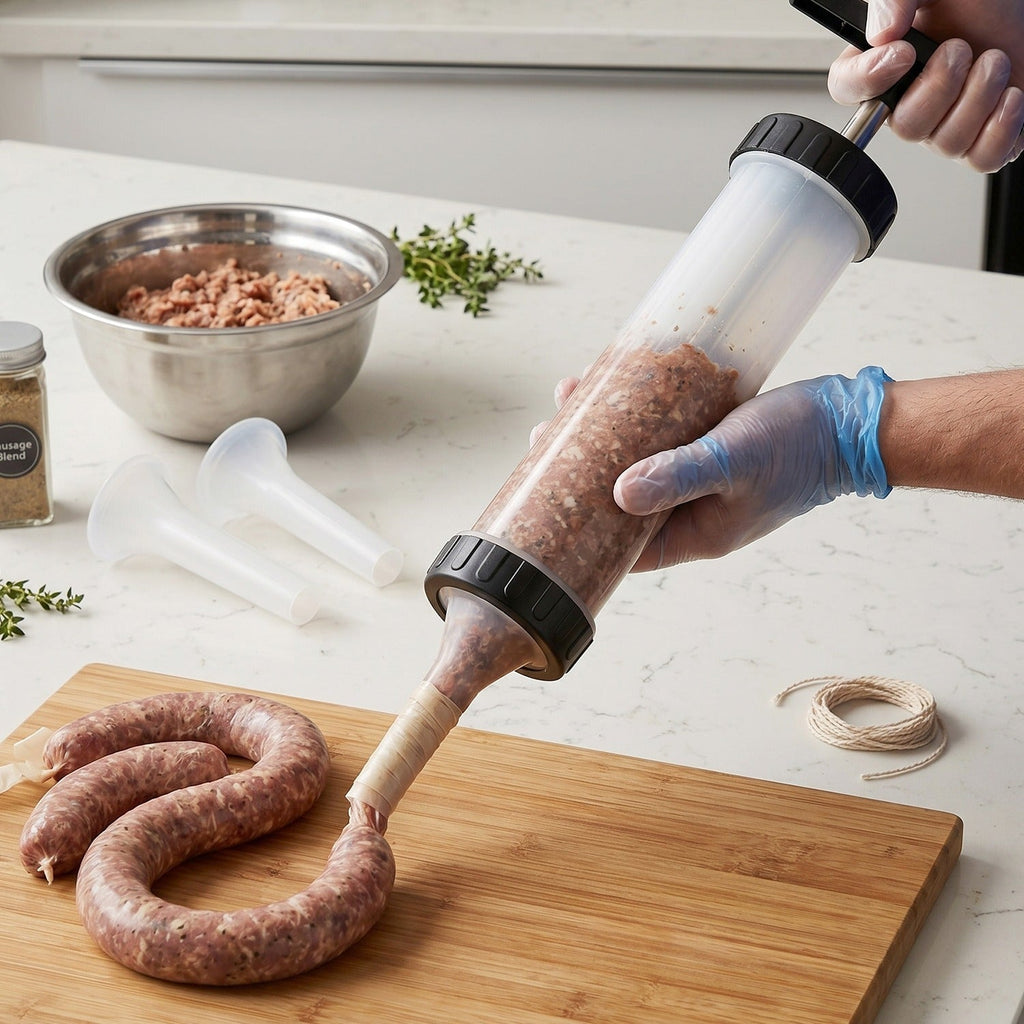 Manual Sausage Stuffer  Easy Homemade Meat Filling Tool