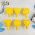 Plastic Cookie Cutter Mould Set (6 Pc)