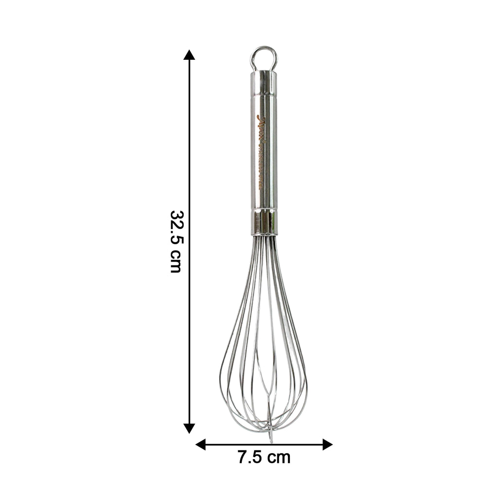 Apex Stainless Steel Large Hand Whisk (1 Pc)