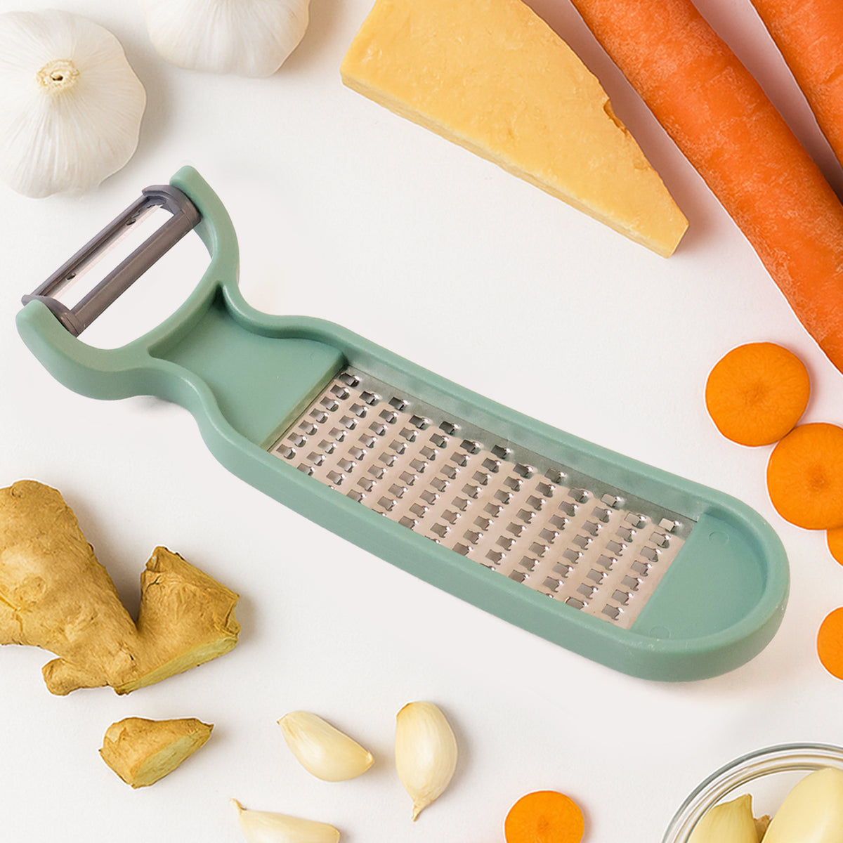 Apex 2-in-1 Vegetable Grater  Peeler Combo Tool