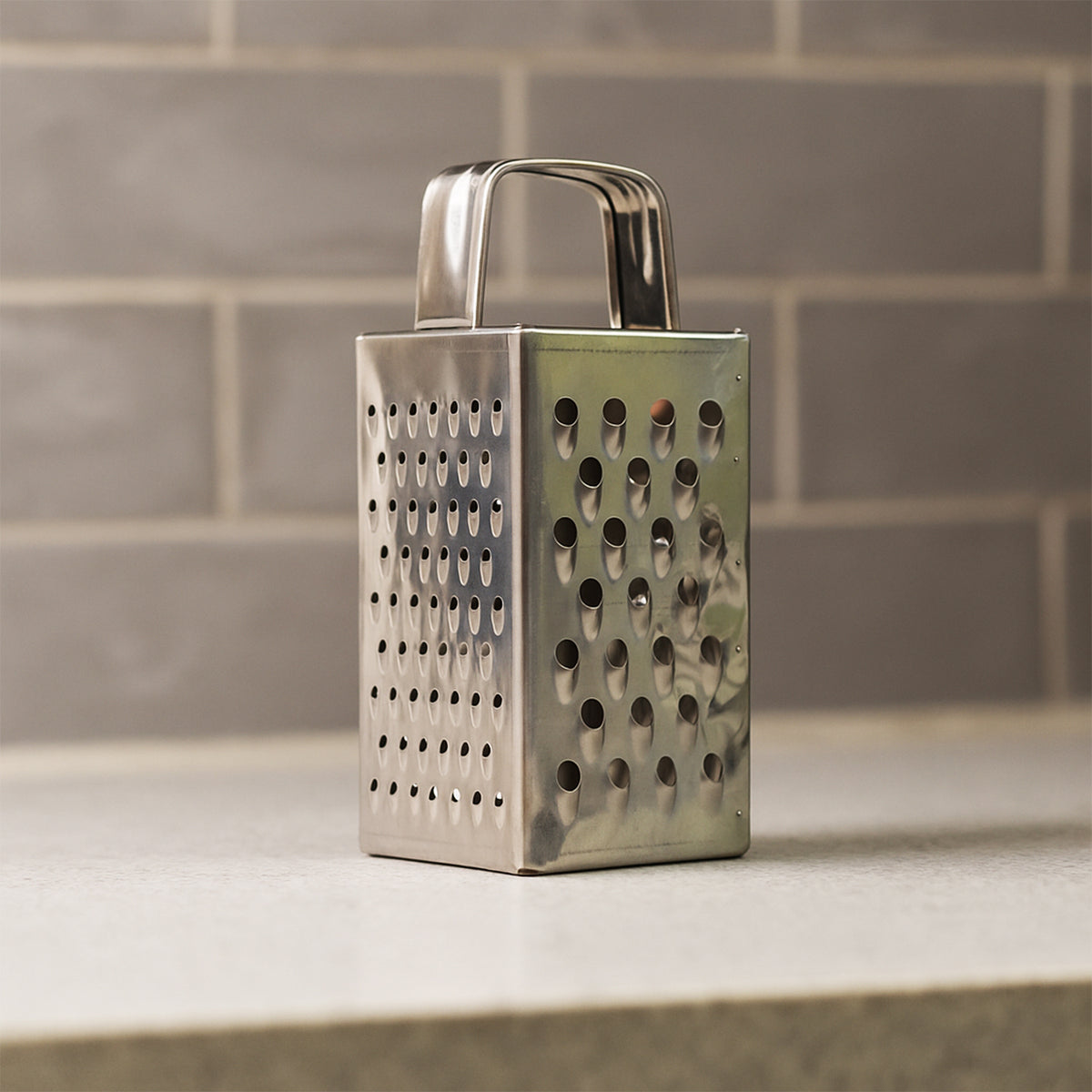 Supermom Premium 4-in-1 Stainless Steel Compact Grater And Slicer