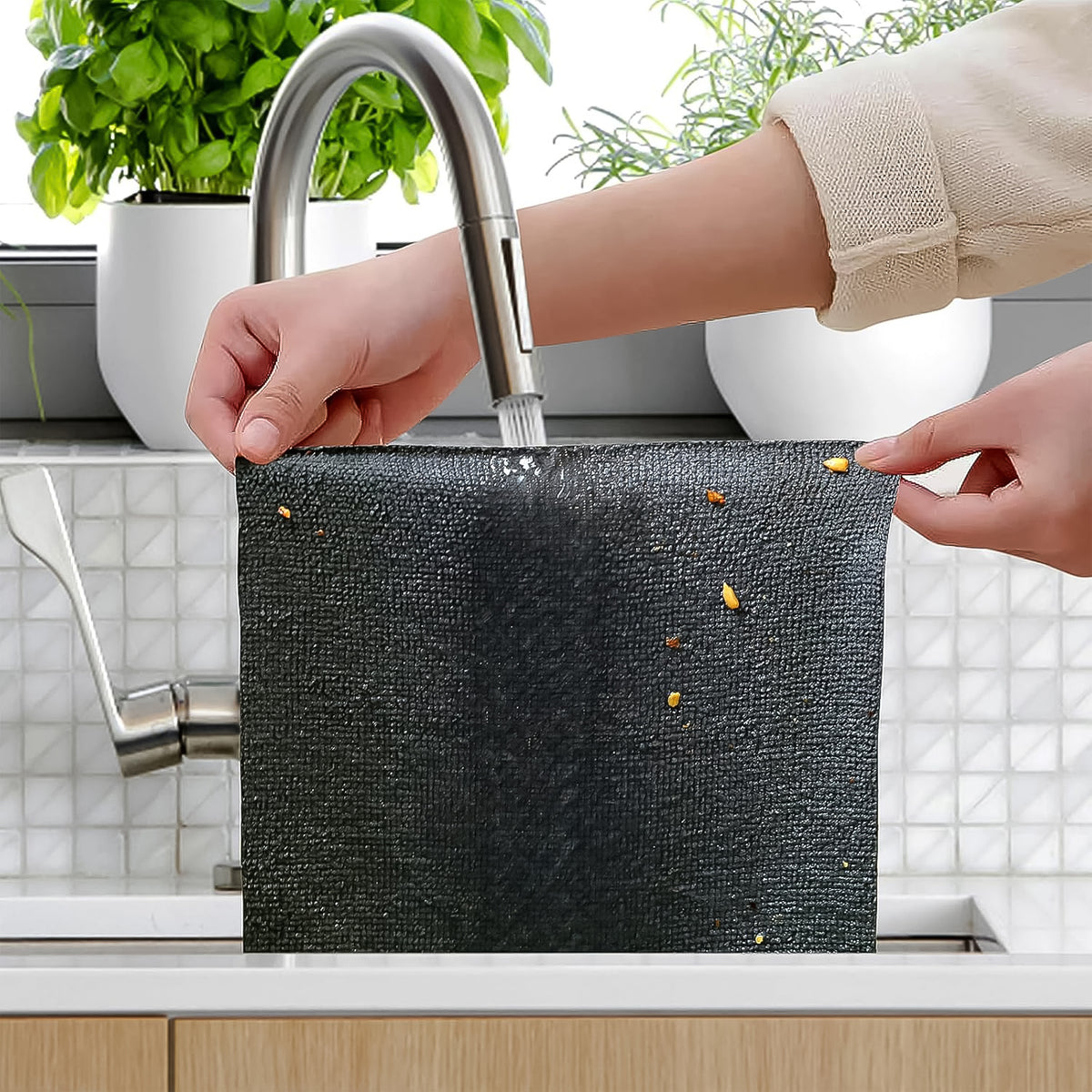 Thickened Magic Wipe Home Kitchen Car Multi-functional Cleaning Rag (20 Pc)
