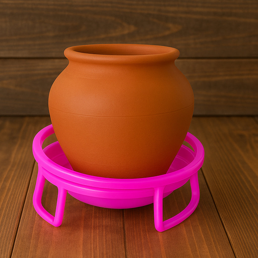 Plastic Water Pot Stand Set (2 Pc)