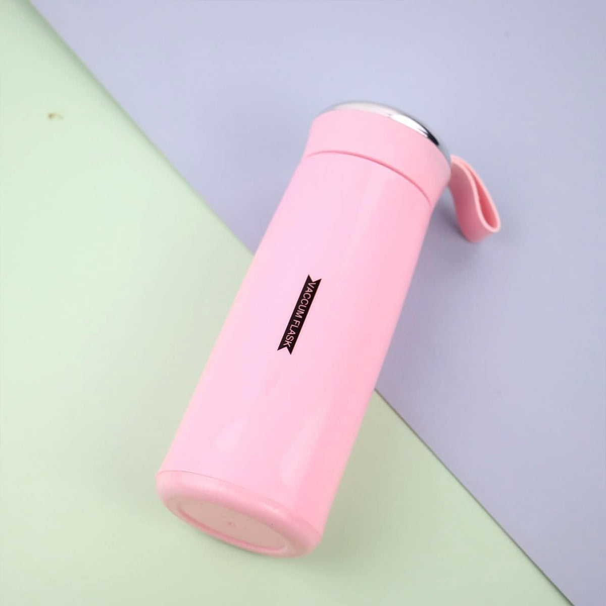 Water Bottle 400ml Leak Proof Glass Water Bottle With Daily Water Intake For Gym And Children Nice Bottle (1 Pc  Pink Color)