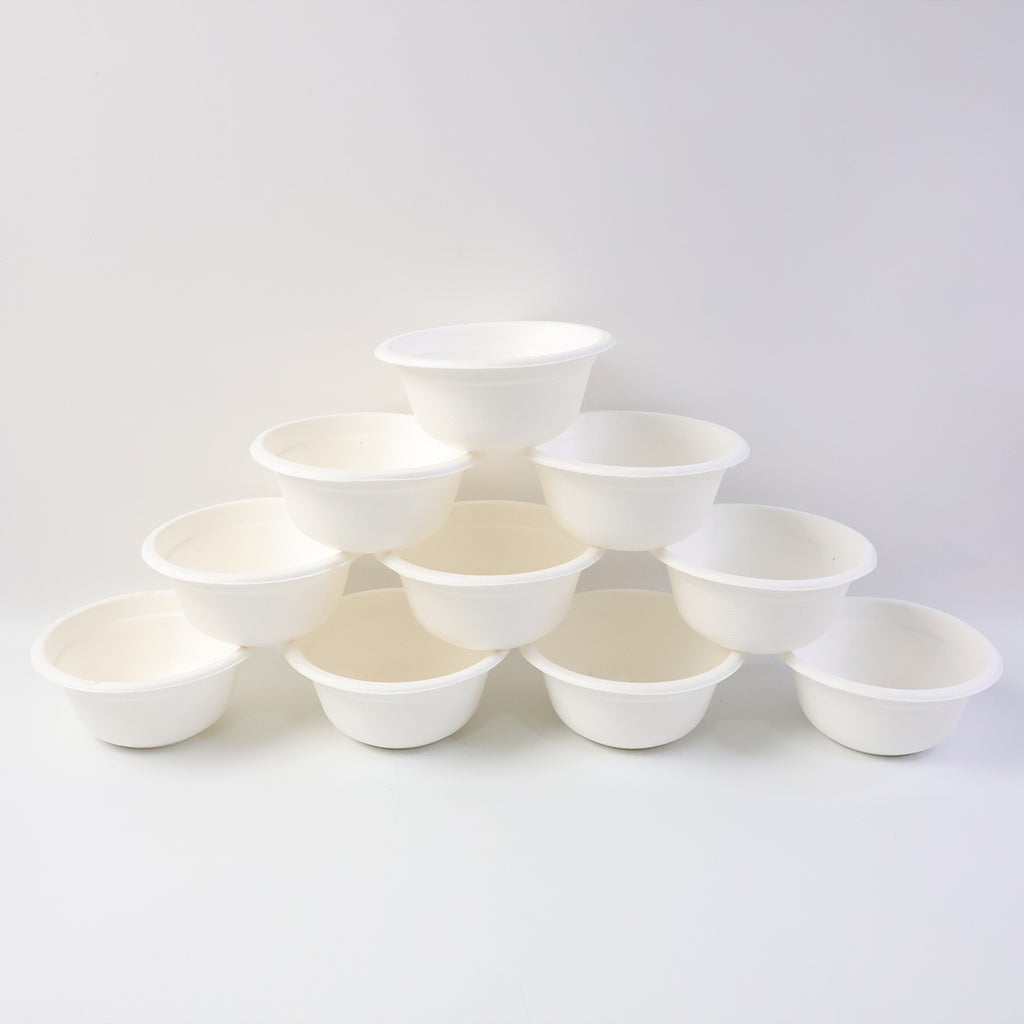 Freshee 240 Ml Compostable Bagasse Bow (10 Pc)