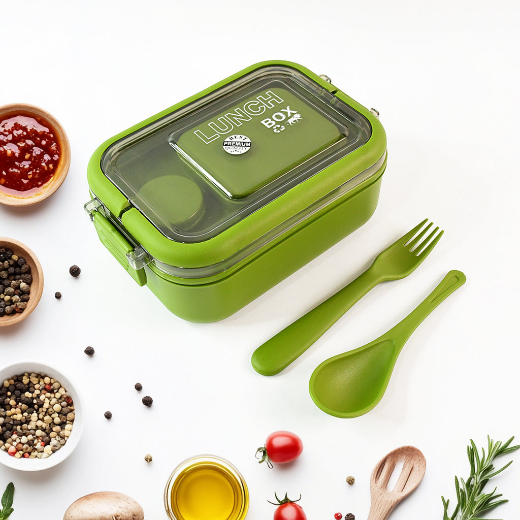 Magic Lunch Box With Leakproof Compartments (1 Pc)