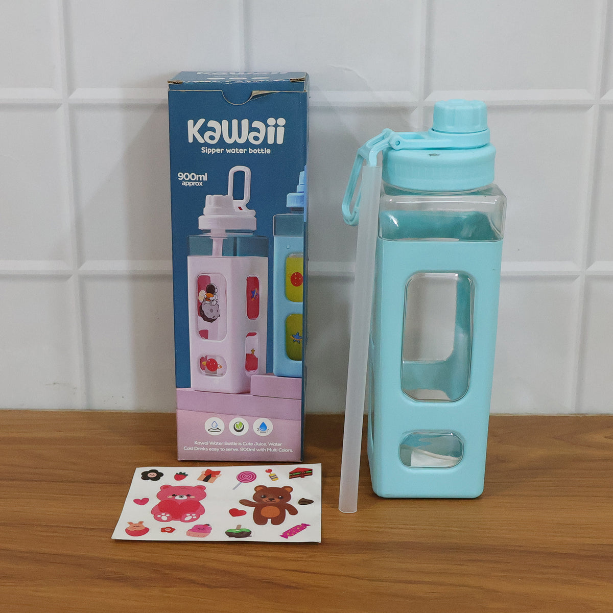 Premium 900 Ml Leak Proof Plastic Water Bottle