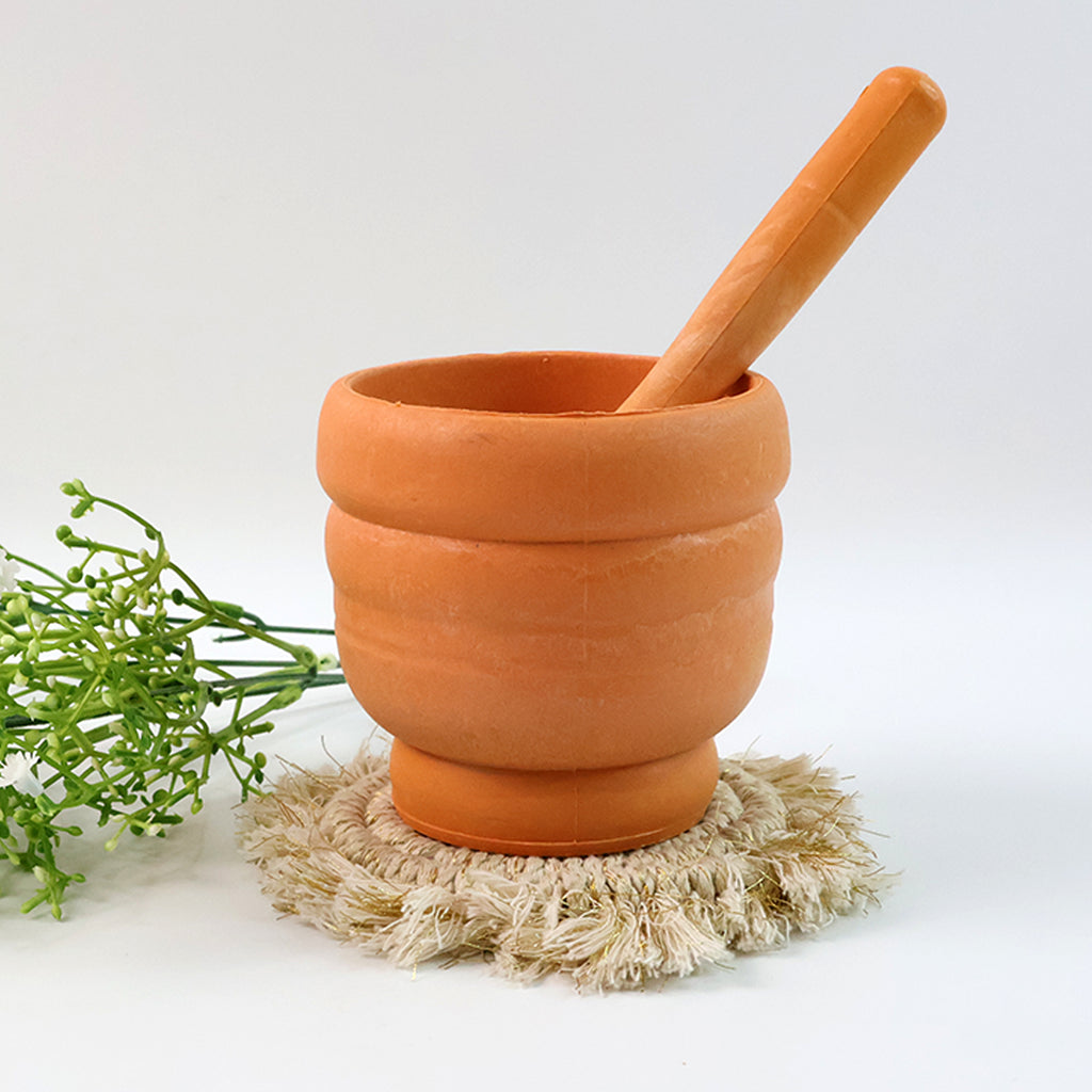 Unbreakable Plastic Mortar  Pestle - (Set)