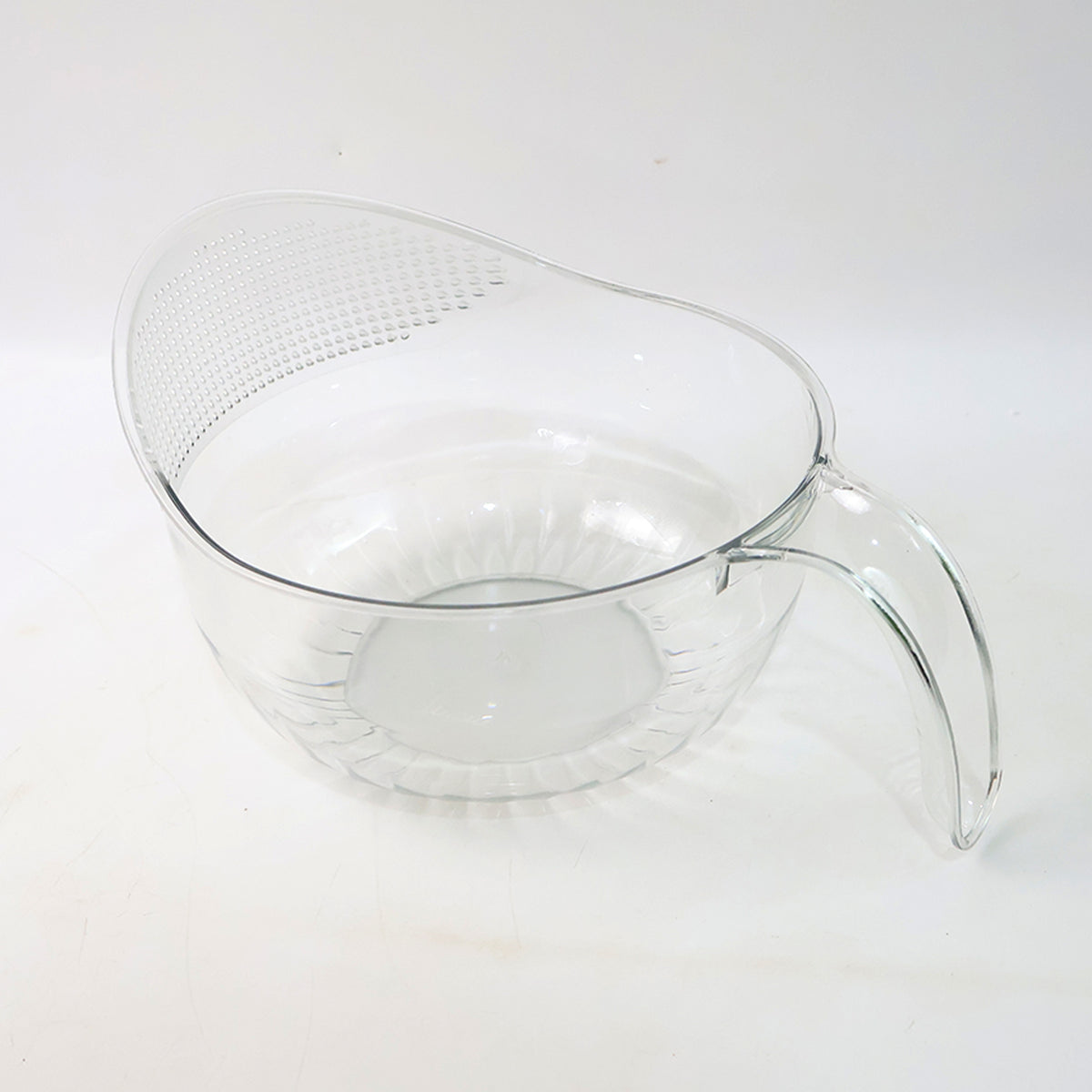 Supermom Multipurpose Transparent Plastic Bowl  Basket With Handle (1 Pc)