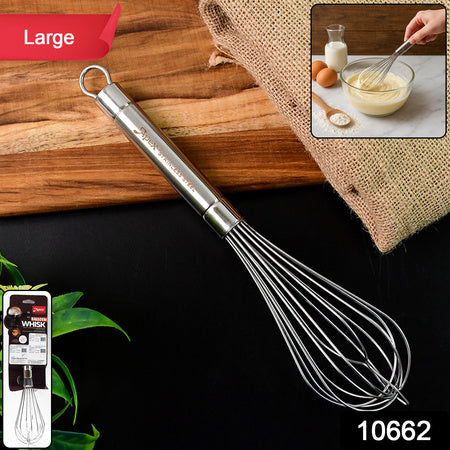 Apex Stainless Steel Large Hand Whisk (1 Pc)