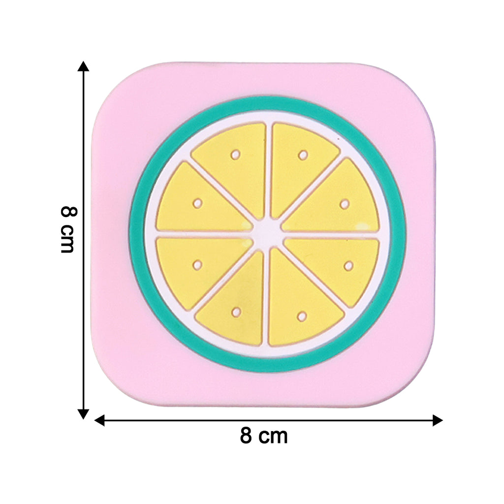 Premium Silicone Drink Coaster (1 Pc 88 Cm  Mix Design)
