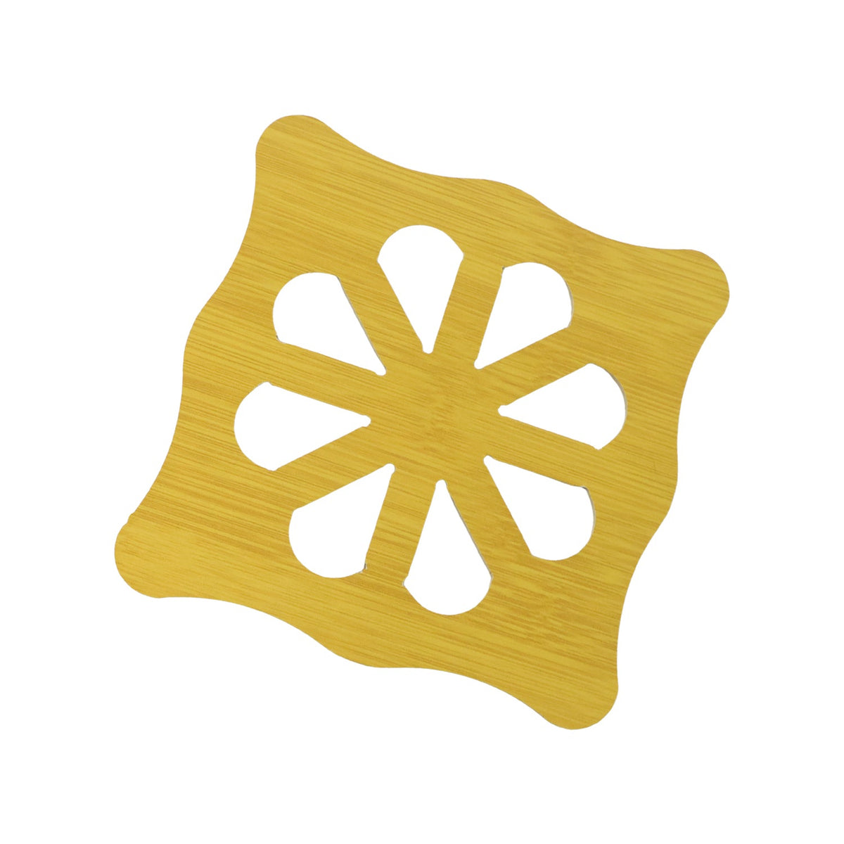 Square Wooden Hot Pot Trivet Coaster For Kitchen And Dining Table Use (1 Piece)