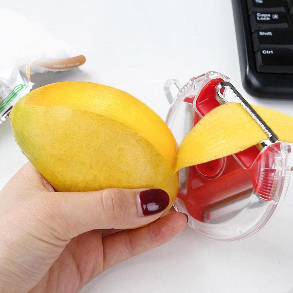 2937  3 In 1 Multi Function Three Use Rotary Hanging Round Planer Peeler And Cutter Vegetable Slicer Kitchen Tools Kitchen Gadgets