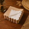 Disposable Scalloped Edge Tissue Napkins Set (120 Pc)