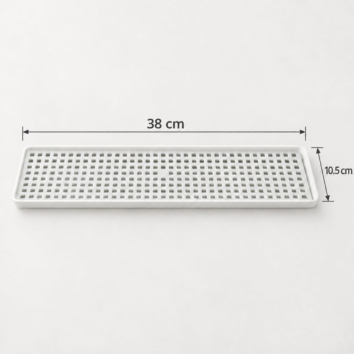 Removable Plastic Drain Rack Tray For Kitchen Sink And Bathroom Counter