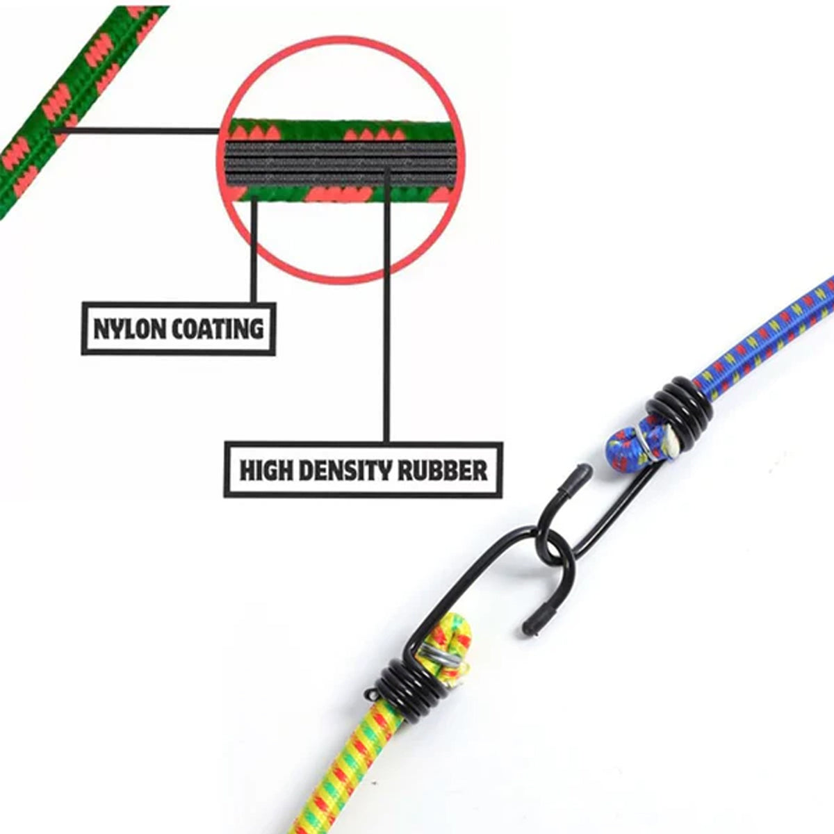 513 Multicolor Luggage Strap (1 Pcs)