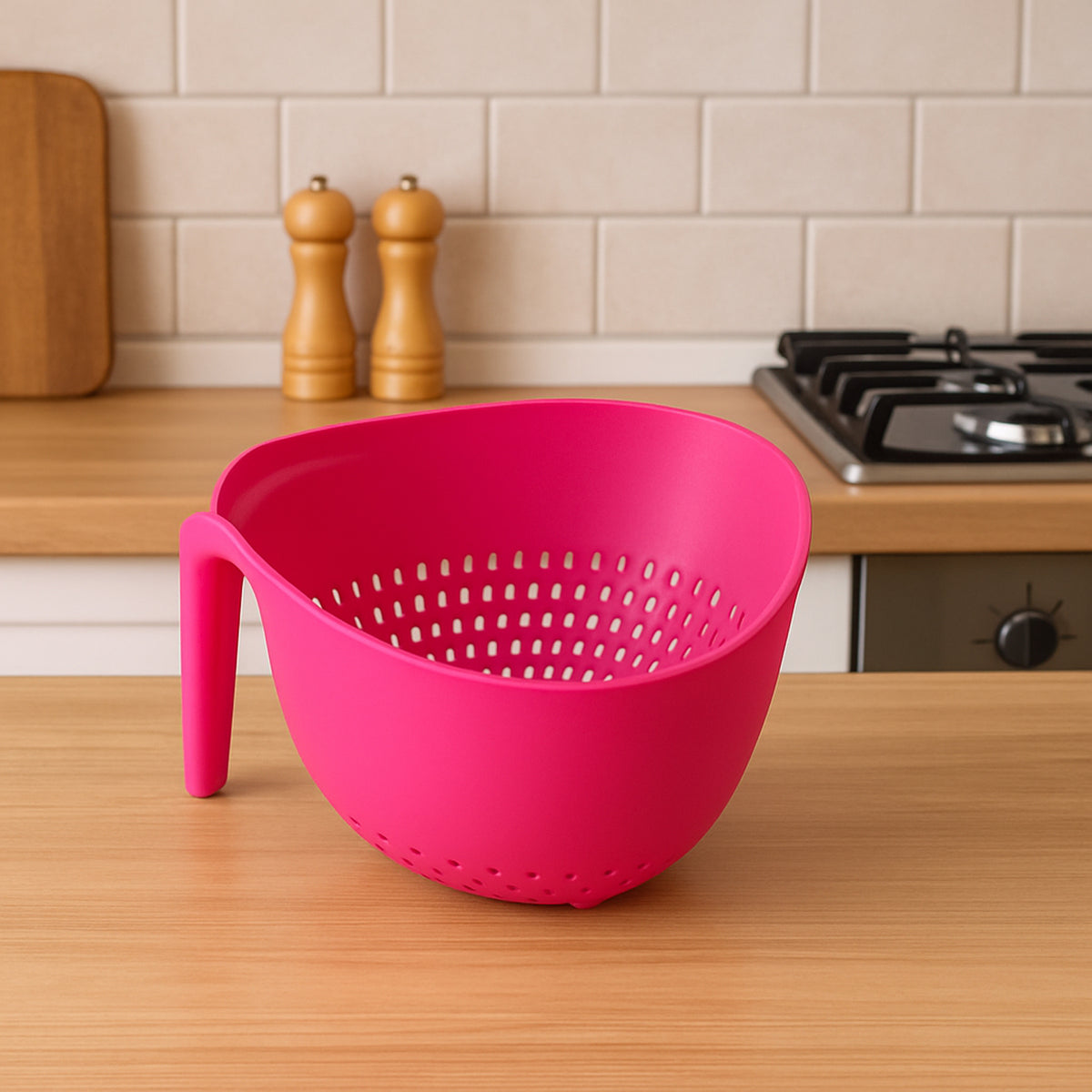 Supermom Premium Multipurpose Triangular Kitchen Colander (1 Pc)