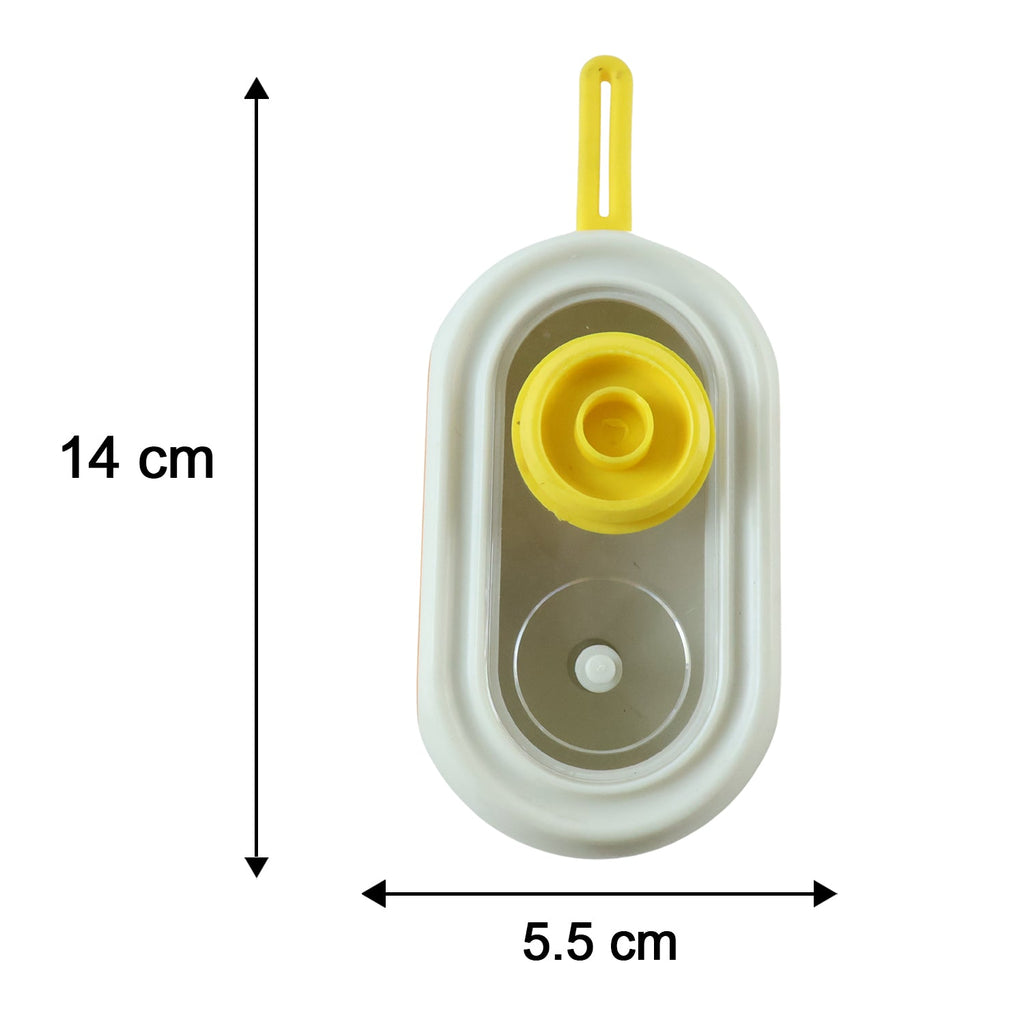 Plastic Cleaning Brush With Soap Dispenser Rubber Grip And Dense Bristles (1 Pc)
