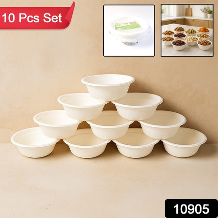 Freshee 240 Ml Compostable Bagasse Bow (10 Pc)