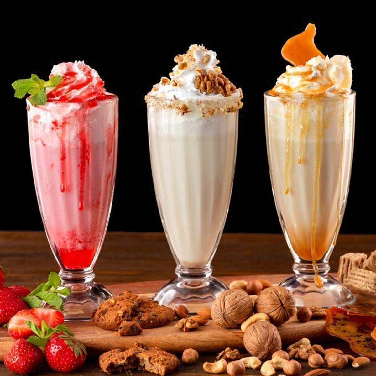 Apex Premium Dessert  Falooda Glasses (Approx 400ml  6 Pc)