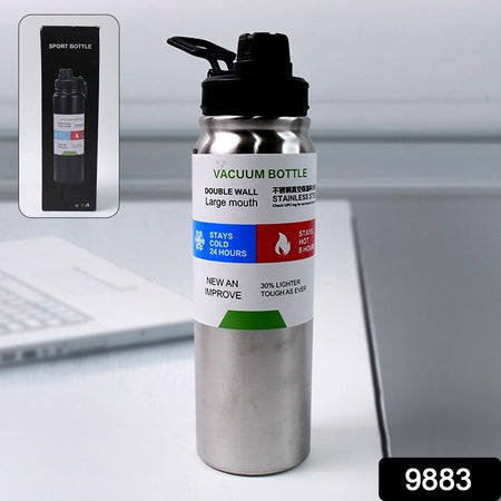 Stainless Steel Double Wall Vacuum-insulated Drink Water Bottle (800 Ml)