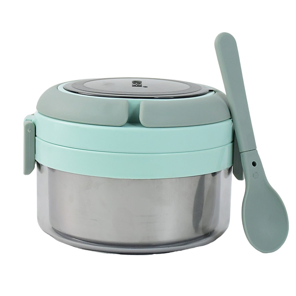 Ganesh Tiara 400ml Stainless Steel Insulated Lunch Box With Leakproof Lid  Folding Spoon
